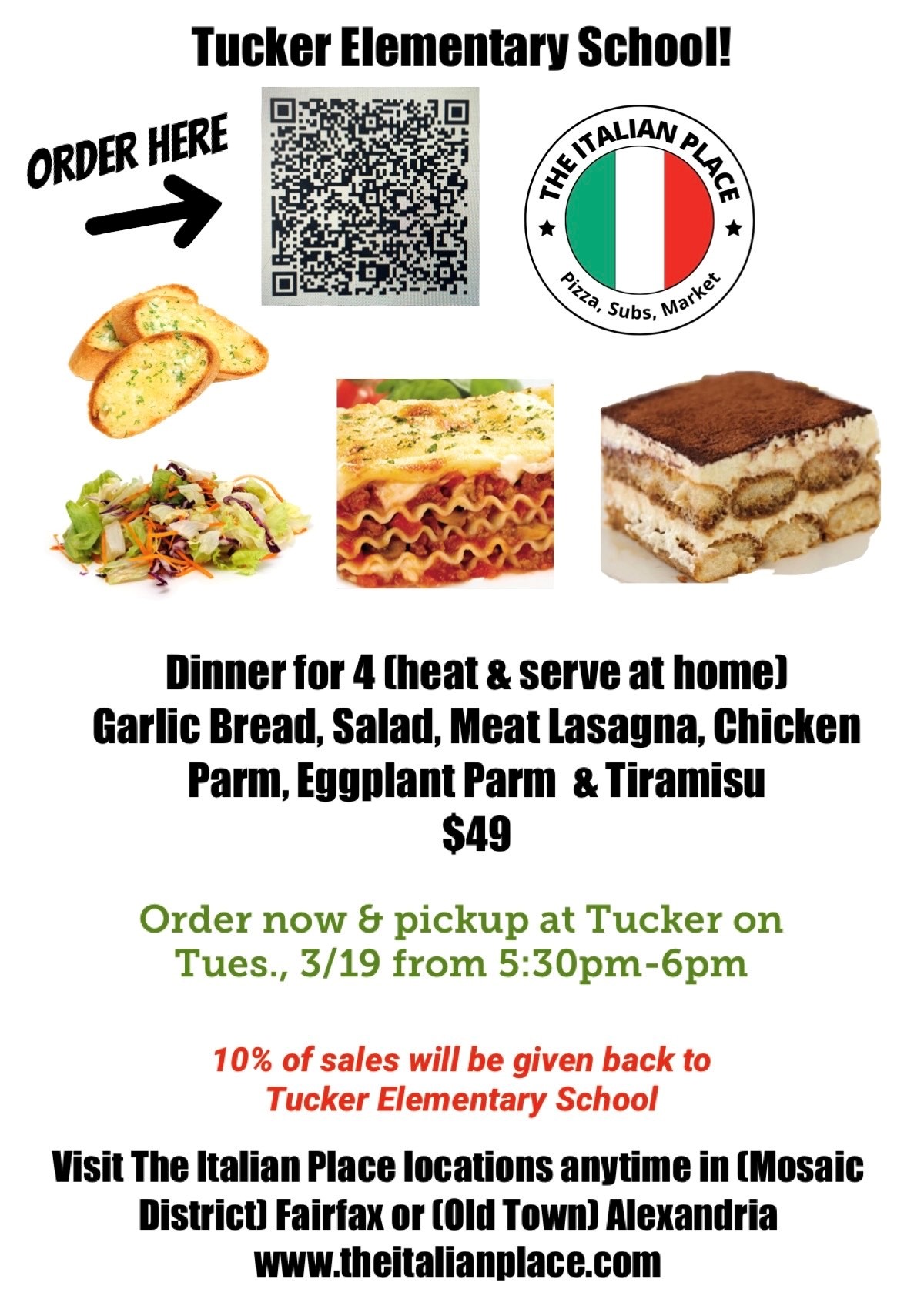 Tucker Italian Place March 19