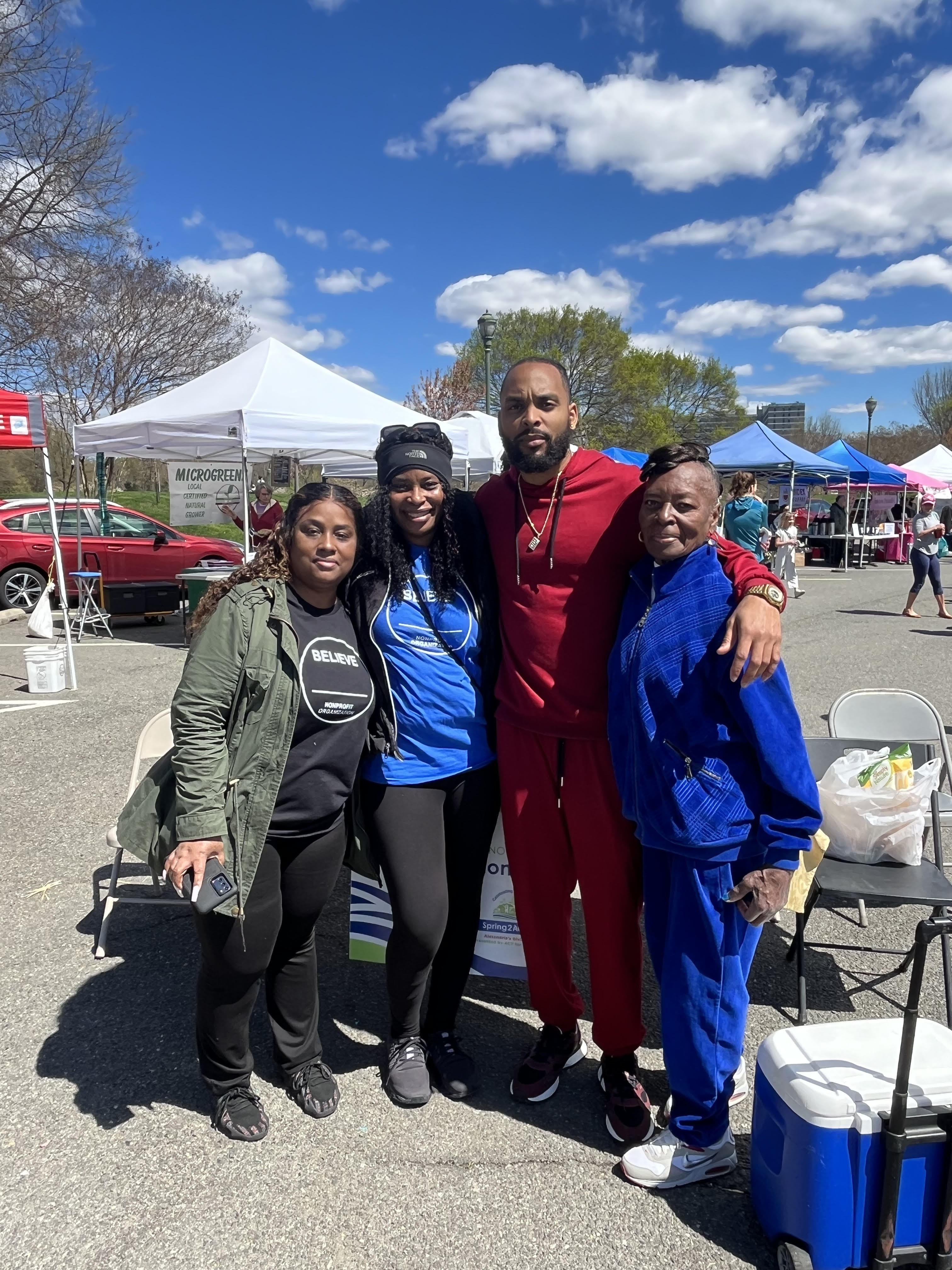 Williams Family at Farmers Market 2024